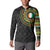 Ivory Coast Button Sweatshirt African Tribal Pattern