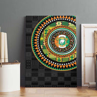 Ivory Coast Canvas Wall Art African Tribal Pattern