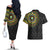 Ivory Coast Couples Matching Off The Shoulder Long Sleeve Dress and Hawaiian Shirt African Tribal Pattern