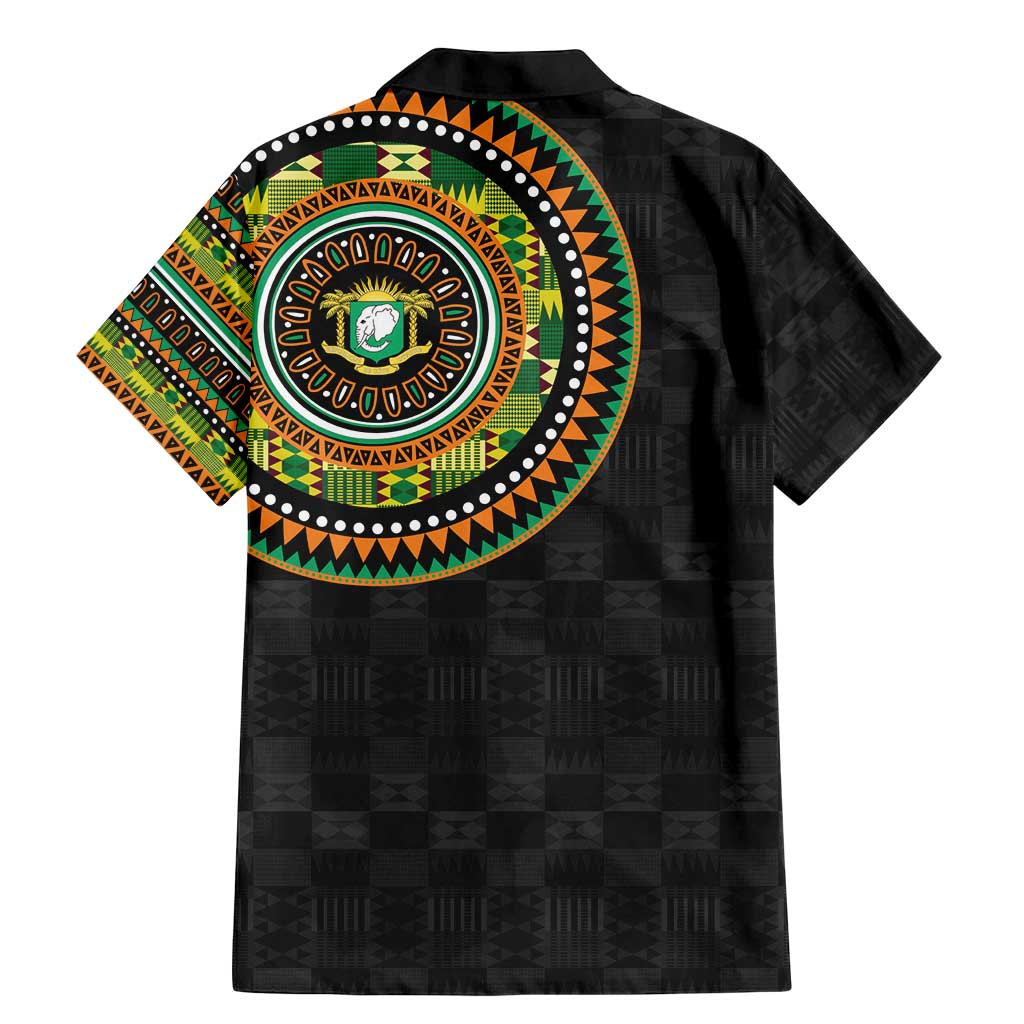 Ivory Coast Family Matching Mermaid Dress and Hawaiian Shirt African Tribal Pattern