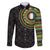 Ivory Coast Family Matching Off The Shoulder Long Sleeve Dress and Hawaiian Shirt African Tribal Pattern