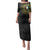Ivory Coast Family Matching Puletasi and Hawaiian Shirt African Tribal Pattern