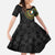 Ivory Coast Family Matching Summer Maxi Dress and Hawaiian Shirt African Tribal Pattern