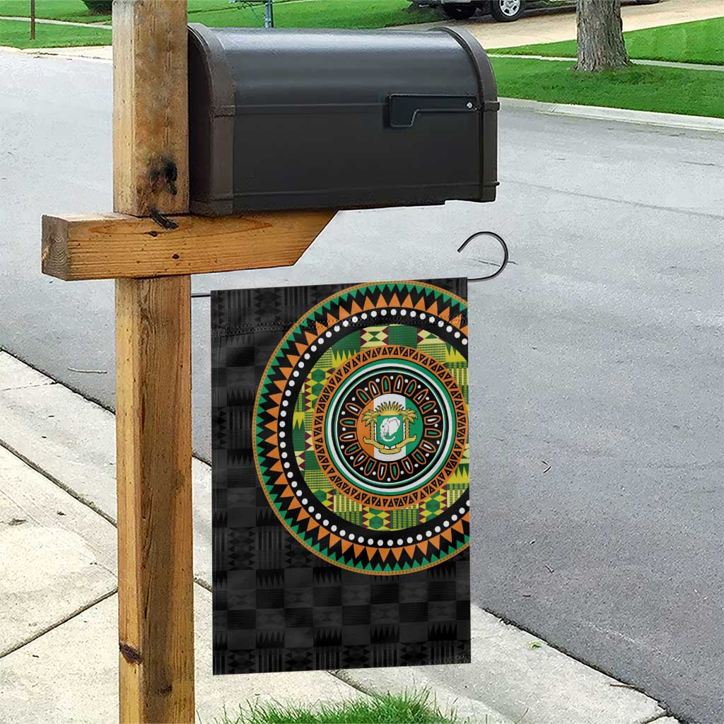 Ivory Coast Garden Flag African Tribal Pattern