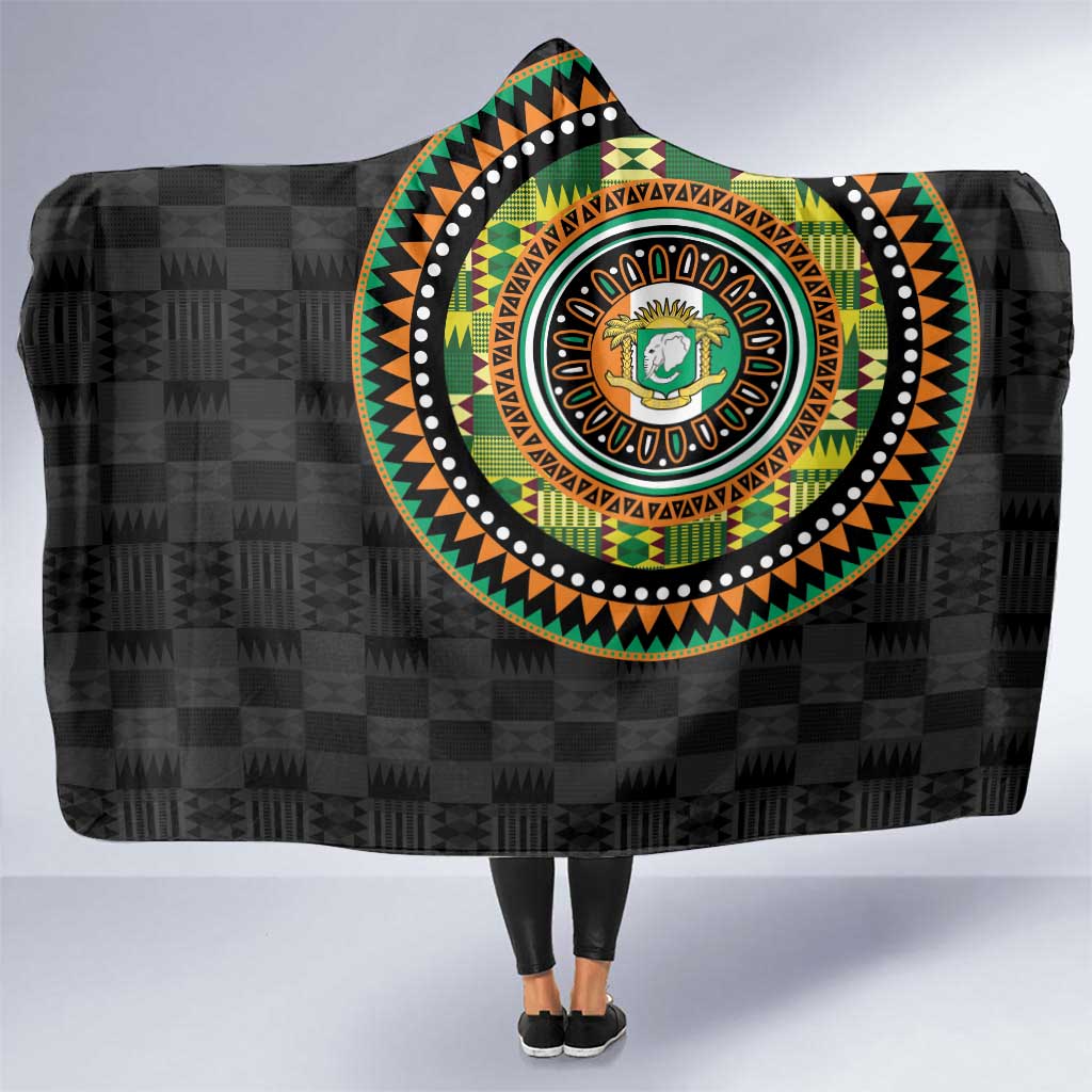Ivory Coast Hooded Blanket African Tribal Pattern