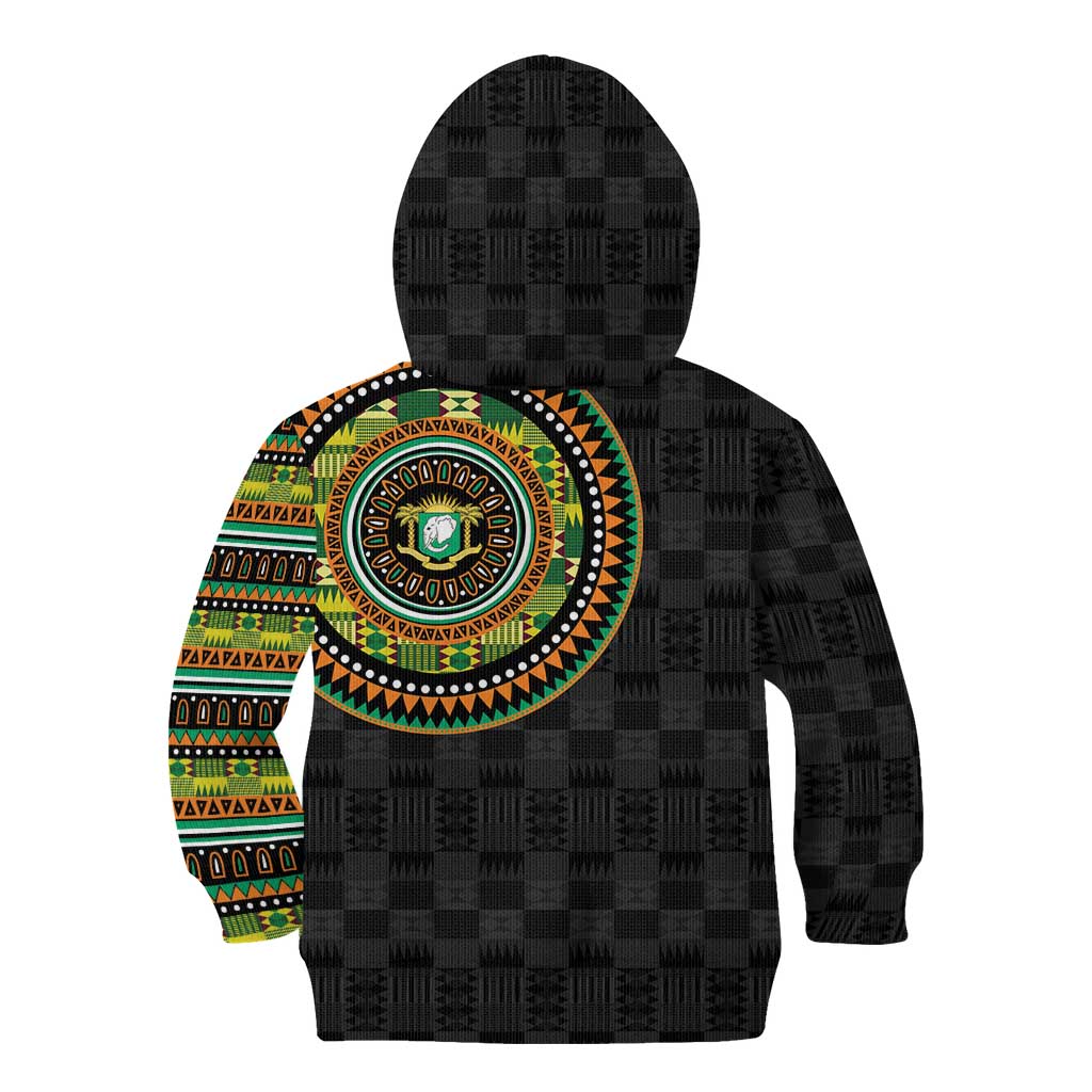 Ivory Coast Kid Hoodie African Tribal Pattern