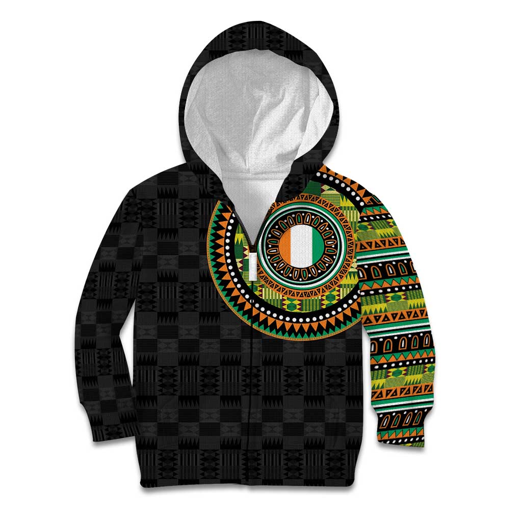 Ivory Coast Kid Hoodie African Tribal Pattern