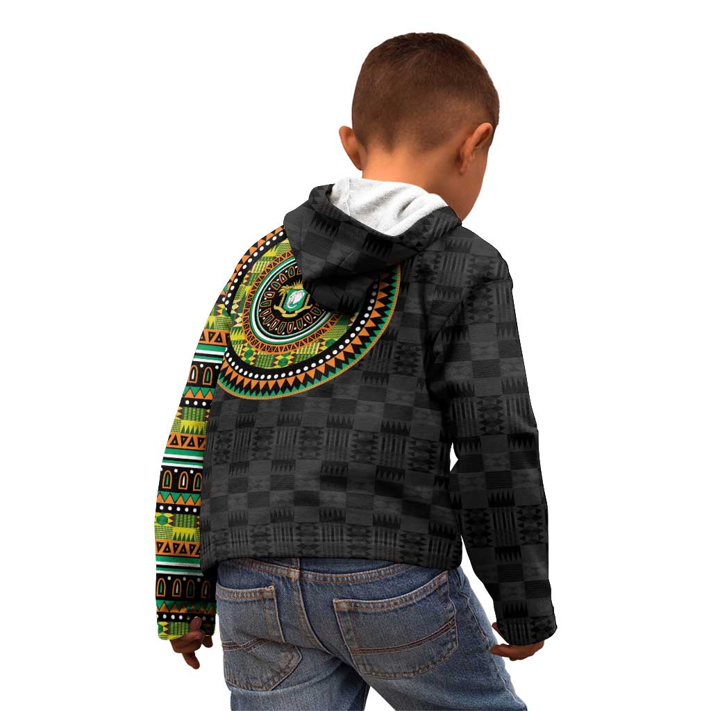 Ivory Coast Kid Hoodie African Tribal Pattern