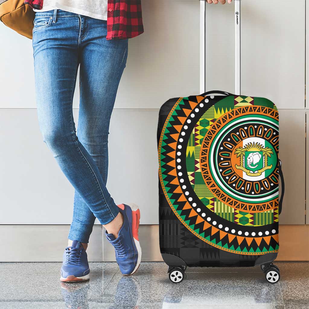 Ivory Coast Luggage Cover African Tribal Pattern