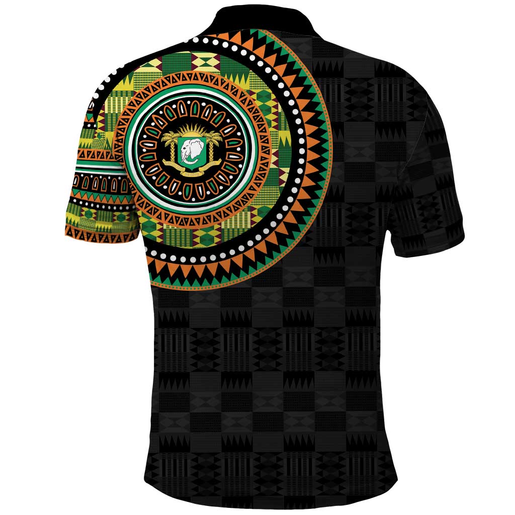 Ivory Coast Polo Shirt African Tribal Pattern