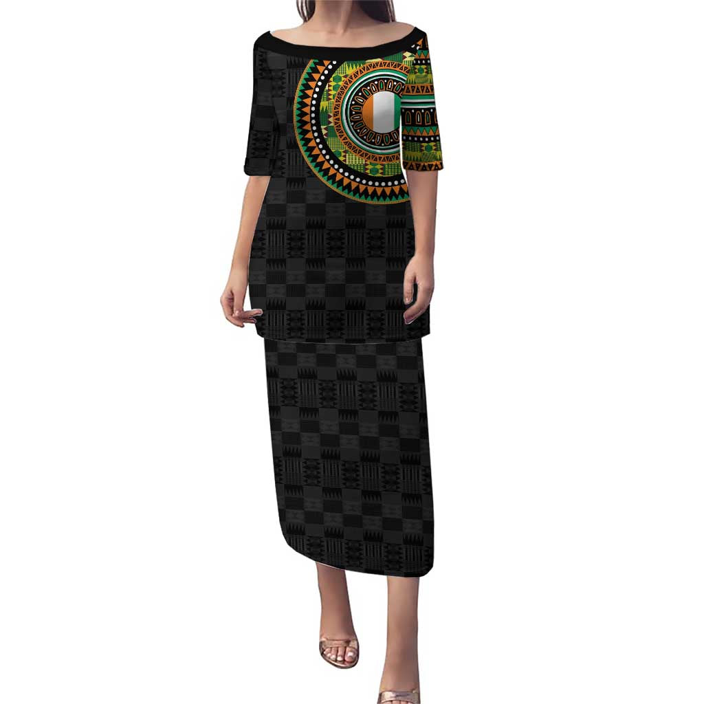 Ivory Coast Puletasi African Tribal Pattern