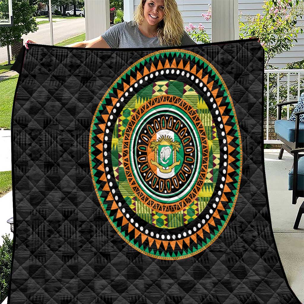 Ivory Coast Quilt African Tribal Pattern
