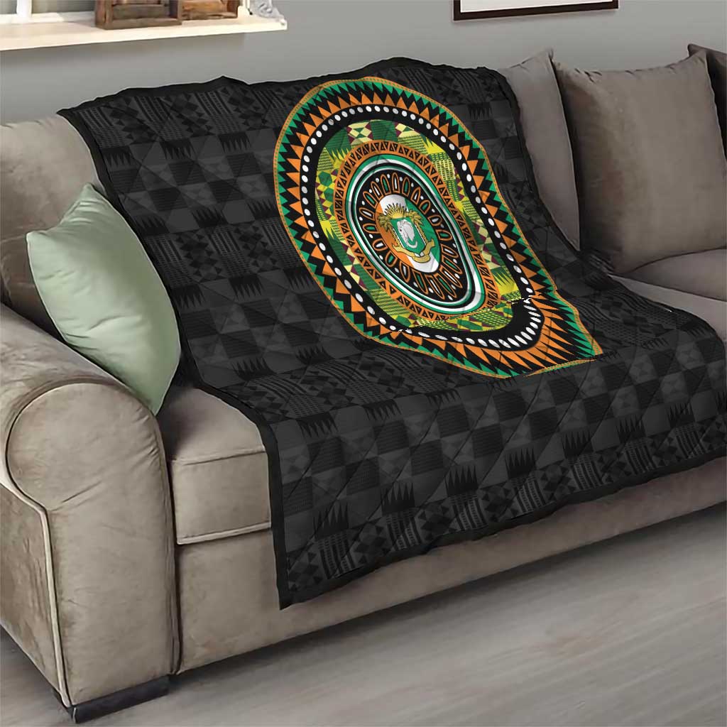Ivory Coast Quilt African Tribal Pattern