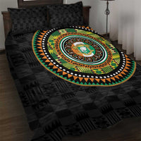 Ivory Coast Quilt Bed Set African Tribal Pattern