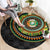 Ivory Coast Round Carpet African Tribal Pattern