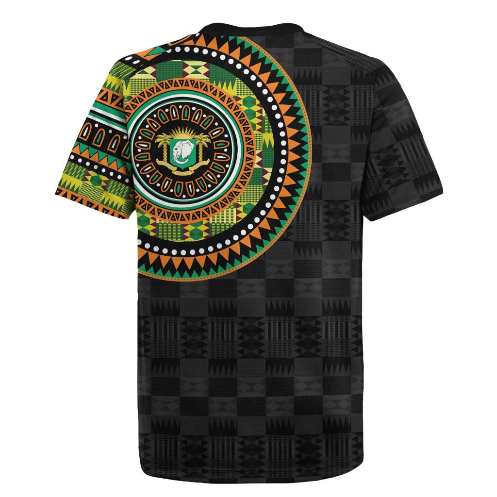 Ivory Coast Rugby Jersey African Tribal Pattern