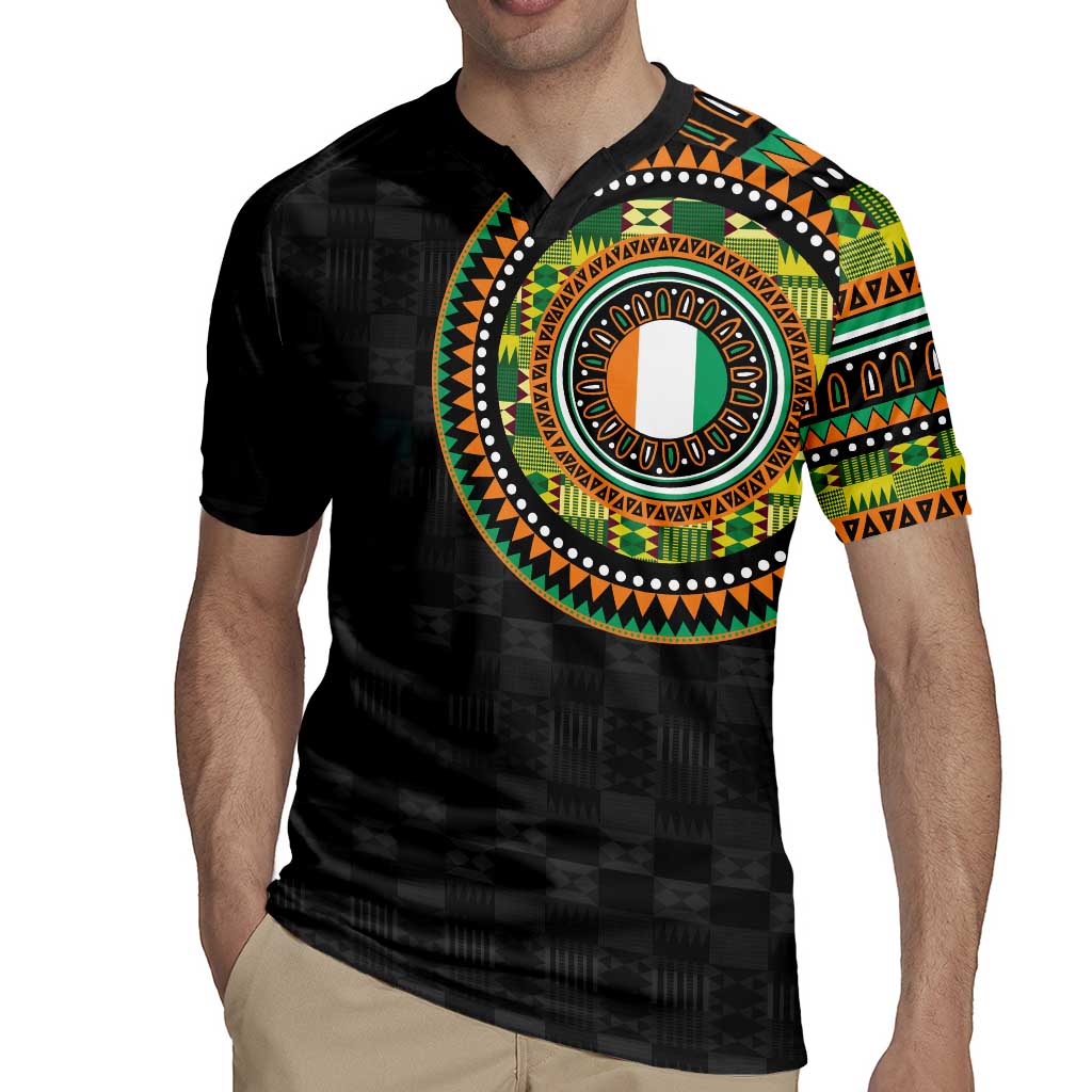 Ivory Coast Rugby Jersey African Tribal Pattern