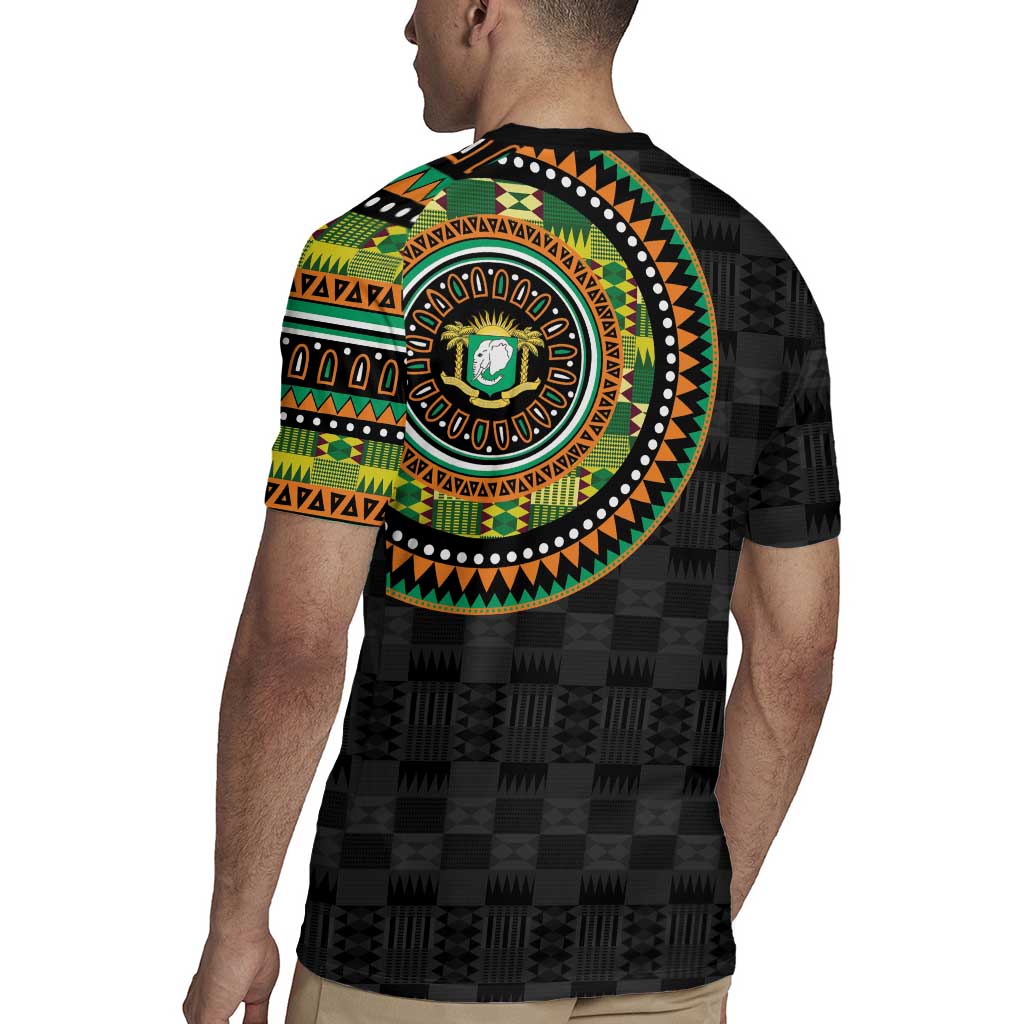 Ivory Coast Rugby Jersey African Tribal Pattern