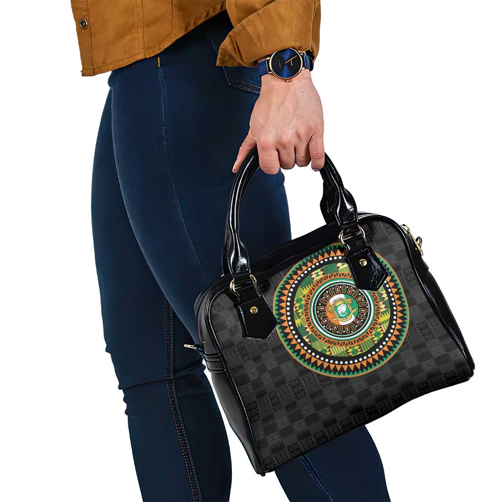 Ivory Coast Shoulder Handbag African Tribal Pattern