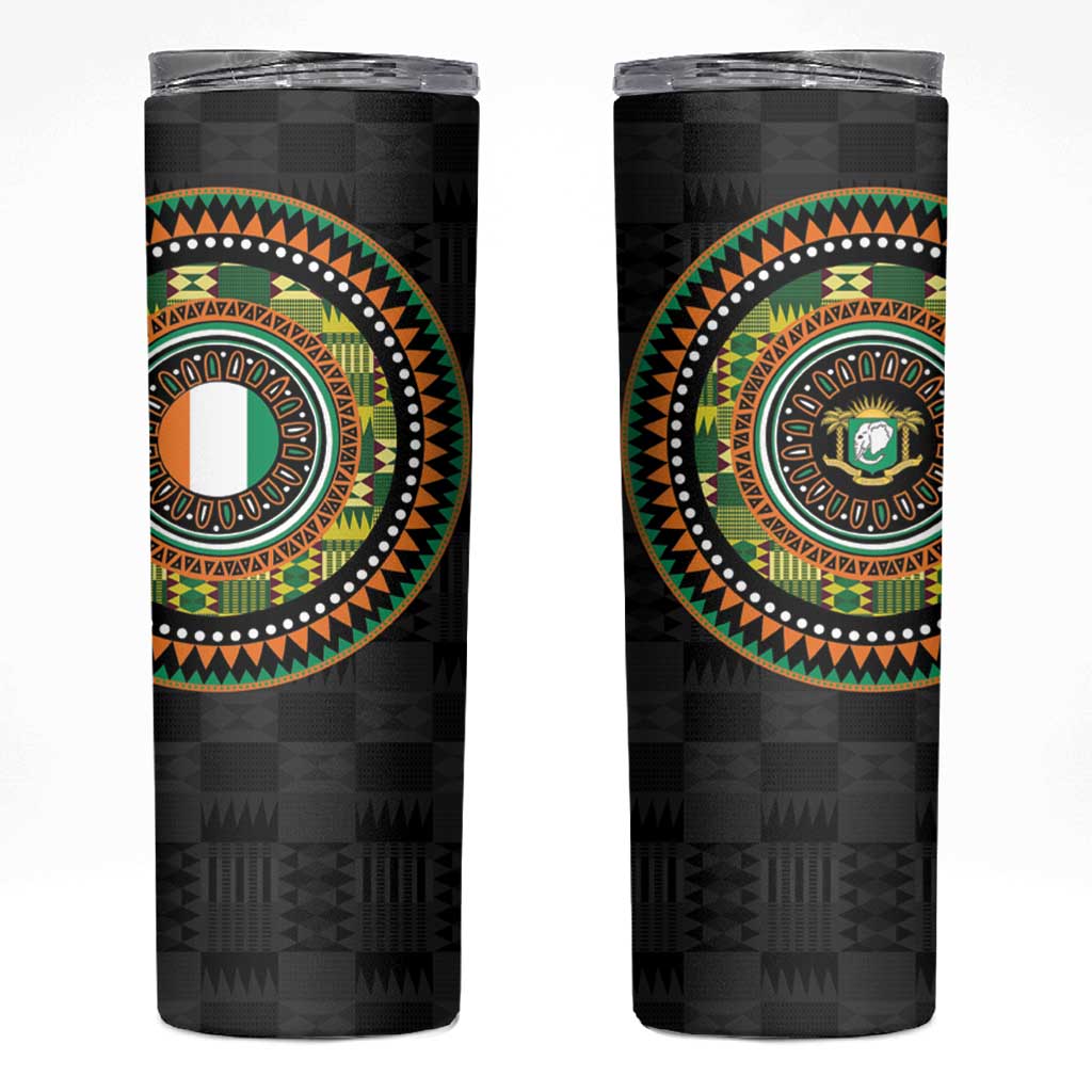 Ivory Coast Skinny Tumbler African Tribal Pattern