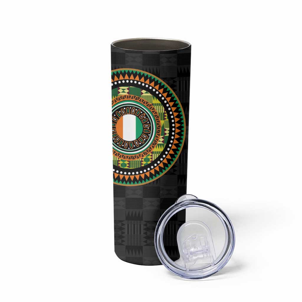 Ivory Coast Skinny Tumbler African Tribal Pattern