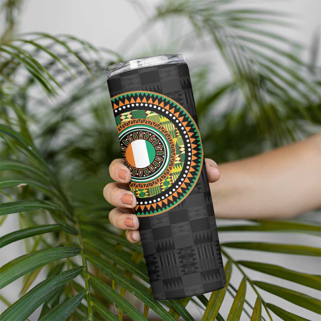 Ivory Coast Skinny Tumbler African Tribal Pattern