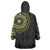 Ivory Coast Wearable Blanket Hoodie African Tribal Pattern