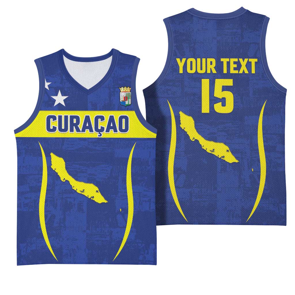 Custom Curacao Football 2026 Basketball Jersey Road to Glory