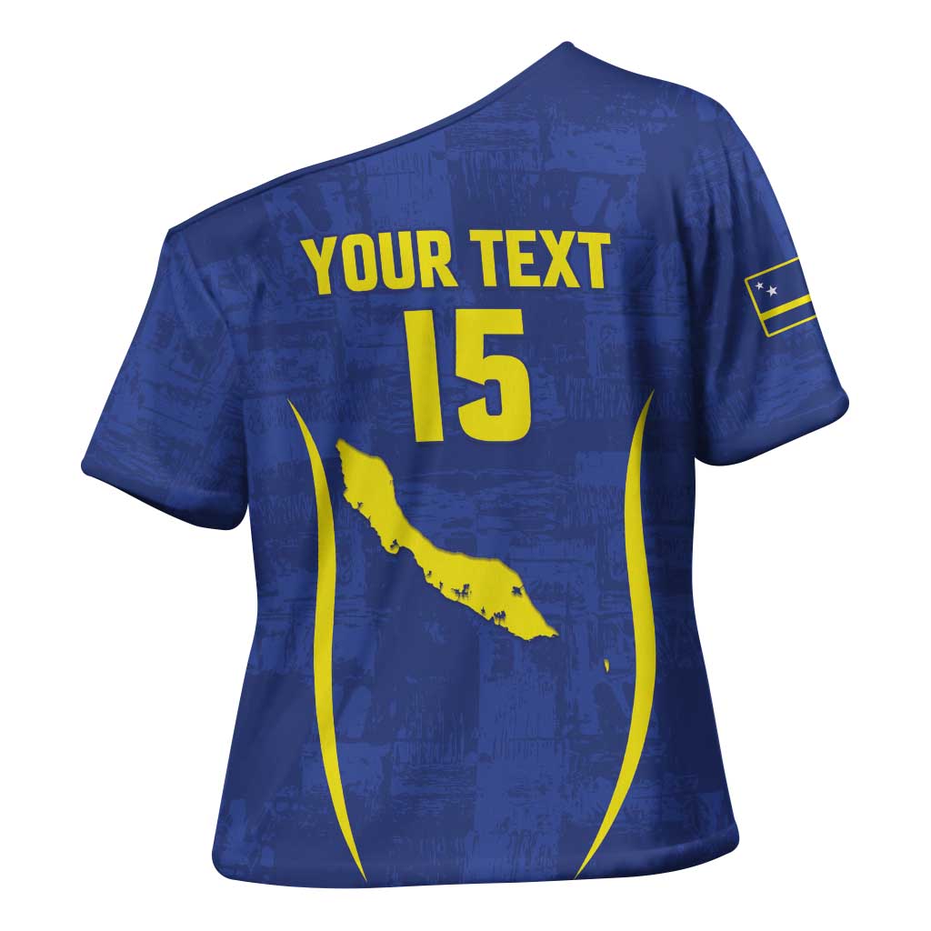 Custom Curacao Football 2026 Cross Shoulder Shirt Road to Glory