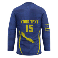 Custom Curacao Football 2026 Hockey Jersey Road to Glory