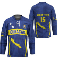 Custom Curacao Football 2026 Hockey Jersey Road to Glory
