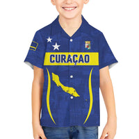 Custom Curacao Football 2026 Kid Hawaiian Shirt Road to Glory