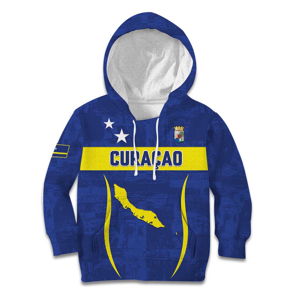 Custom Curacao Football 2026 Kid Hoodie Road to Glory