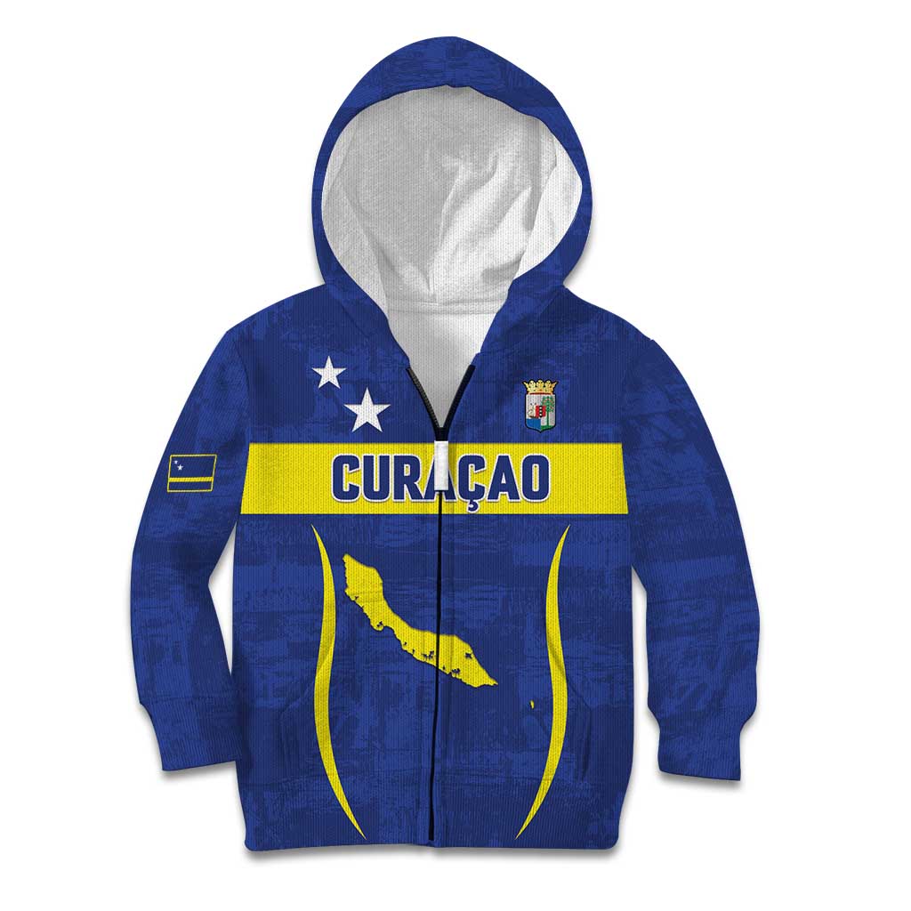 Custom Curacao Football 2026 Kid Hoodie Road to Glory