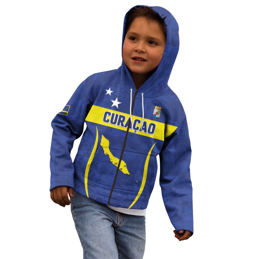 Custom Curacao Football 2026 Kid Hoodie Road to Glory