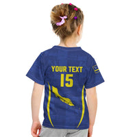 Custom Curacao Football 2026 Kid T Shirt Road to Glory