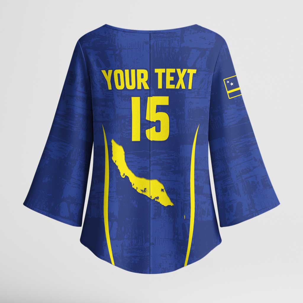 Custom Curacao Football 2026 Kimono Sleeve Blouse Road to Glory