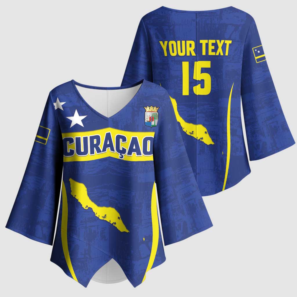 Custom Curacao Football 2026 Kimono Sleeve Blouse Road to Glory