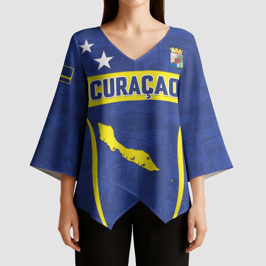 Custom Curacao Football 2026 Kimono Sleeve Blouse Road to Glory