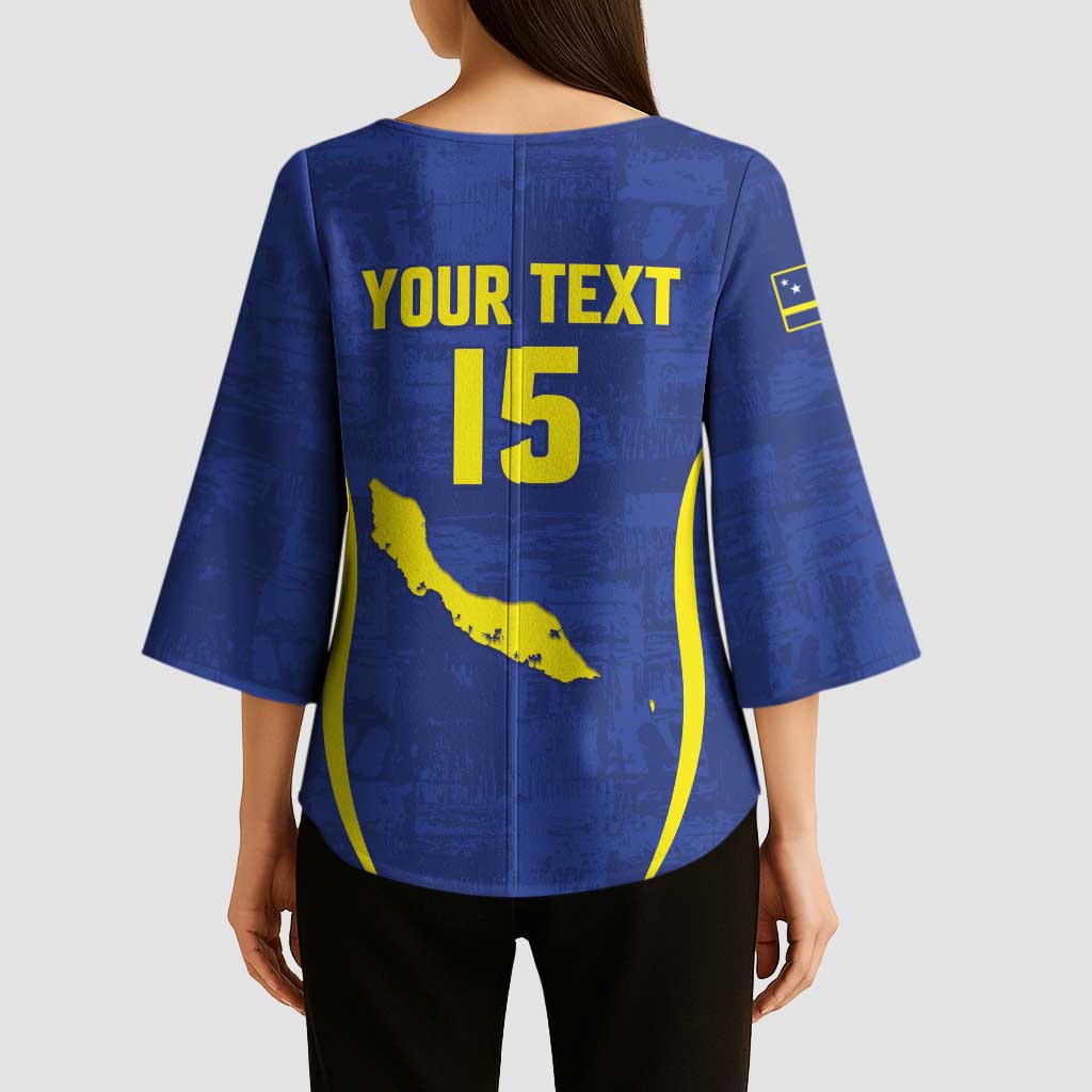 Custom Curacao Football 2026 Kimono Sleeve Blouse Road to Glory