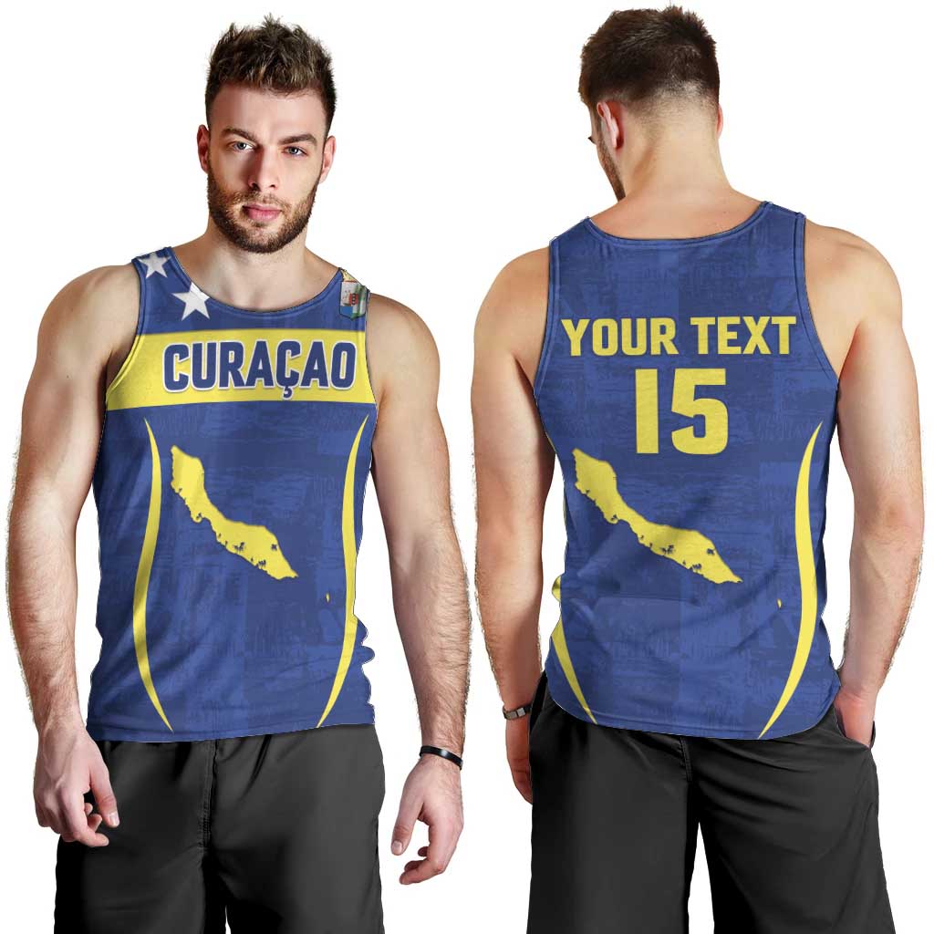 Custom Curacao Football 2026 Men Tank Top Road to Glory