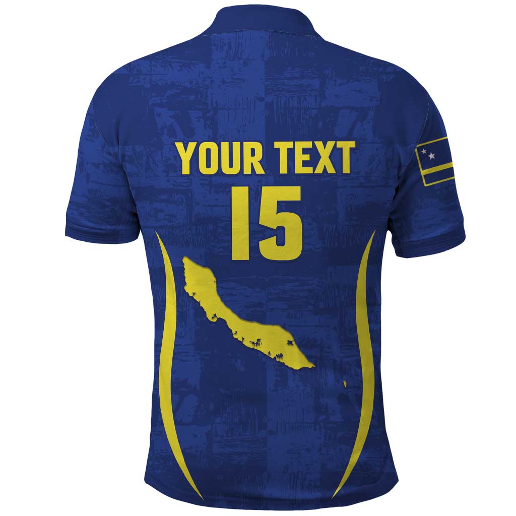 Custom Curacao Football 2026 Polo Shirt Road to Glory