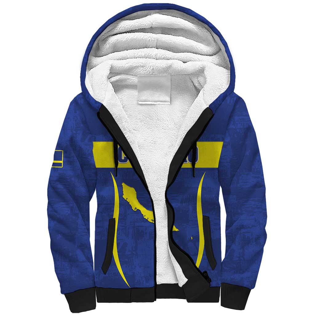 Custom Curacao Football 2026 Sherpa Hoodie Road to Glory