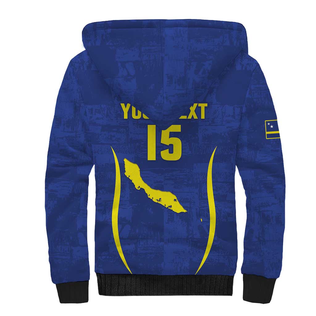 Custom Curacao Football 2026 Sherpa Hoodie Road to Glory