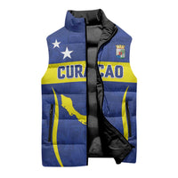 Custom Curacao Football 2026 Sleeveless Puffer Jacket Road to Glory