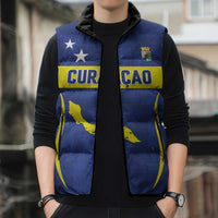 Custom Curacao Football 2026 Sleeveless Puffer Jacket Road to Glory