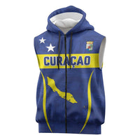 Custom Curacao Football 2026 Sleeveless Zip Hoodie Road to Glory