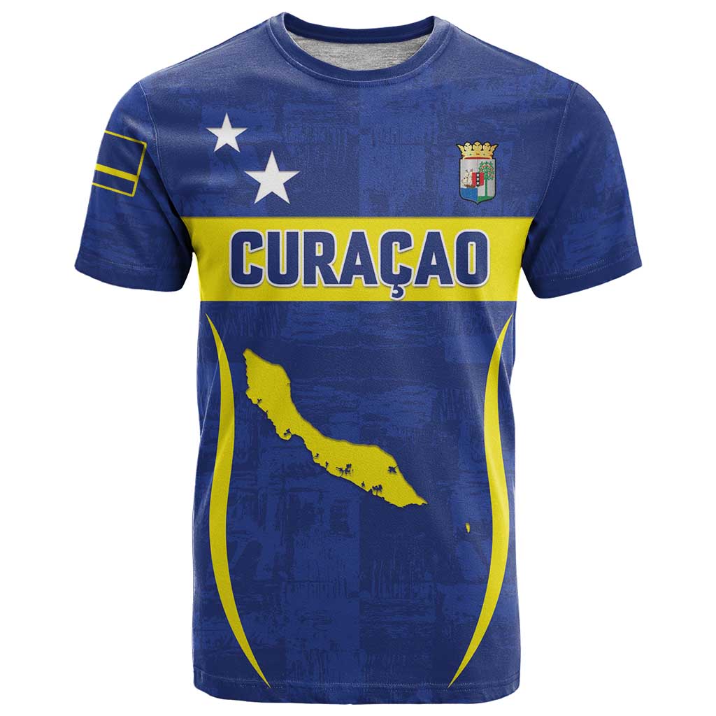 Custom Curacao Football 2026 T Shirt Road to Glory