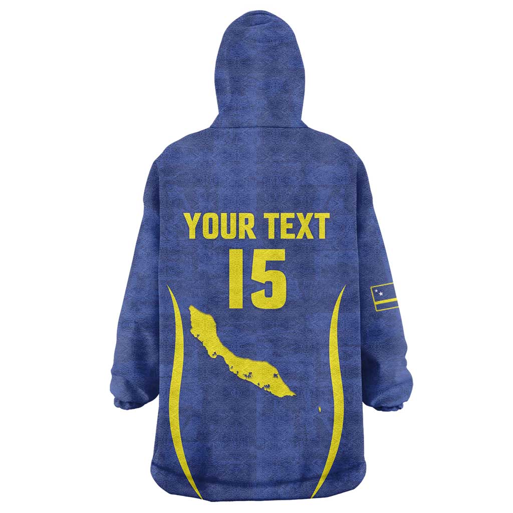 Custom Curacao Football 2026 Wearable Blanket Hoodie Road to Glory
