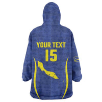Custom Curacao Football 2026 Wearable Blanket Hoodie Road to Glory